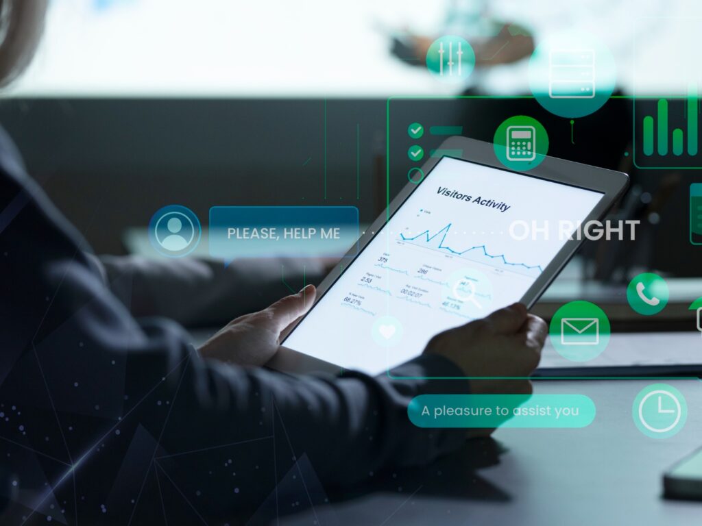 Using data analysis to improve decision-making process.